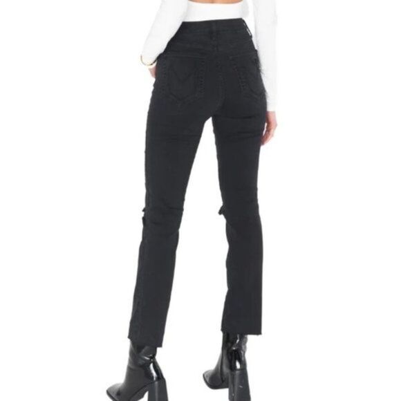 SHOW ME YOUR MUMU SOHO ZIP UP SKINNIES IN VINTAGE BLACK 31 - Picture 3 of 12